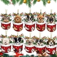 thumbnail image 2 of Calcetines de perro de Feliz Navidad, medias de Navidad, colgante de árbol de Navidad, decoraciones para el hogar, bolsa de regalo de dulces de Año Nuevo, 2 of 4