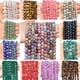 thumbnail image 2 of Cuentas de piedra natural genuina, lava, ojo de tigre, sedimento, jaspe, cuentas redondas sueltas para hacer joyas, pulseras, collares, 4, 6, 8 y 10 mm, 2 of 5