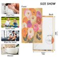 thumbnail image 6 of Yayeee 100% Cotton Hand Towels for Bathroom 16" x 28" Soft Absorbent Kitchen Towel, Abstract Floral, 6 of 7