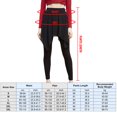thumbnail image 2 of Leggings 2 en 1 para mujer, falda de gasa modal suave, falda asimétrica delgada, baile, Yoga, Pilate Abanopi Pantalones deportivos, 2 of 7