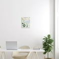 thumbnail image 2 of Stupell Industries Abstract White Flowers Leaves Watercolor Effect Brushstrokes Painting Unframed Art Print Wall Art, Design by Lanie Loreth, 2 of 5