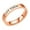 Rose Gold, variant on HmNPlay Let Them Stainless Steel Engraved Ring for Women and Teen - Empowering Inspirational Friendship Jewelry Gift