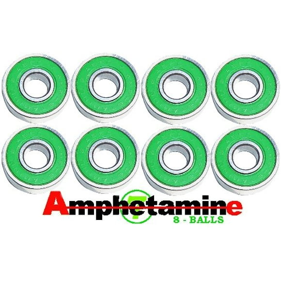 Amphetamine Skateboard / Longboard Bearings Abec 7 8-Pack Tube