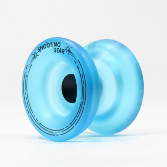 iYoYo SHOOTiNG STAR Yo-Yo - Polycarbonate Yo-Yo - Great for Beginners (Light Blue with Black Hub)