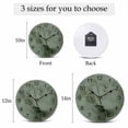 thumbnail image 6 of Wall Clock Sage Green Marble Clocks PVC Silent Non-Ticking Battery Operated Decorative Abstract Art Lines Round Clock for Home Living Room Kitchen Bedroom Office School Wall Decor 14 Inch, 6 of 9