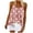 Red, variant on Trendy Tank Tops for Women Spaghetti Strap Backless Marble Print Vest Shirt Casual Crewneck Sleeveless Soft Fit Blouses