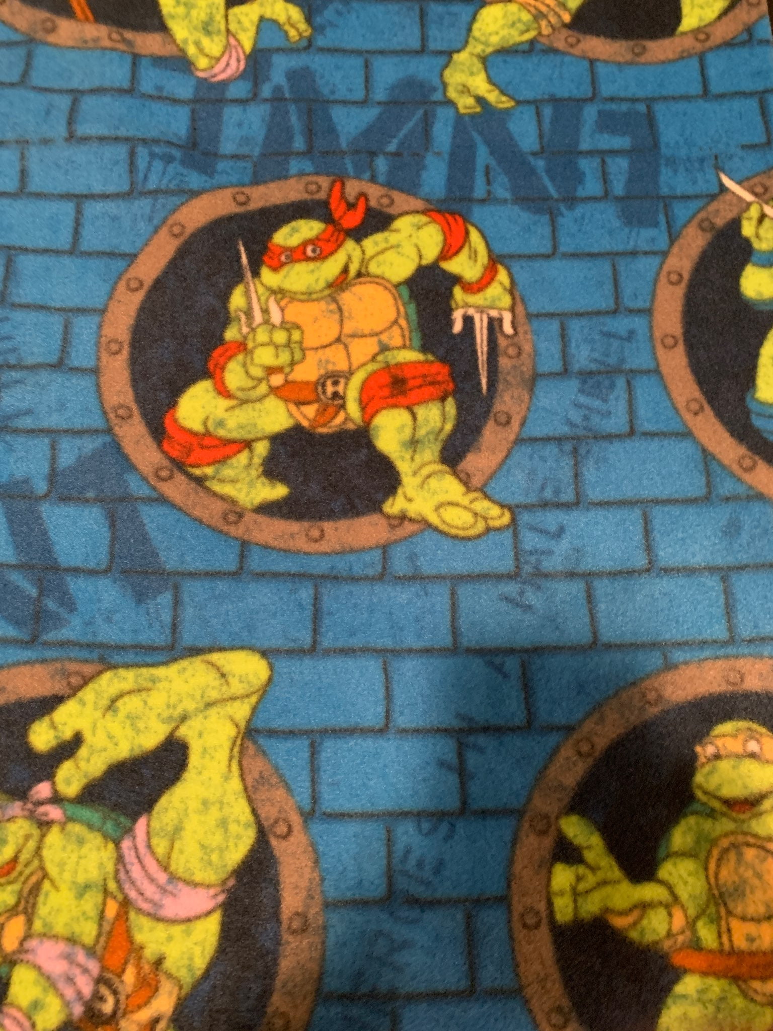Ninja Turtles Fleece Fabric - Walmart.com - Walmart.com