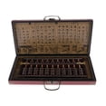 thumbnail image 1 of Herramienta De De Calculadora Japonesa Japonesa Varillas De De Botón De , Caja De Incluida CUTICAT Ábaco de madera vintage, 1 of 8