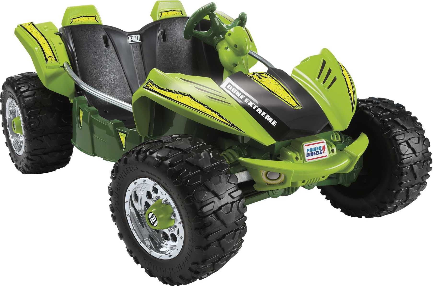 Power Wheels Dune Racer Extreme Battery-Powered Ride-On Vehicle with Storage Area, Green