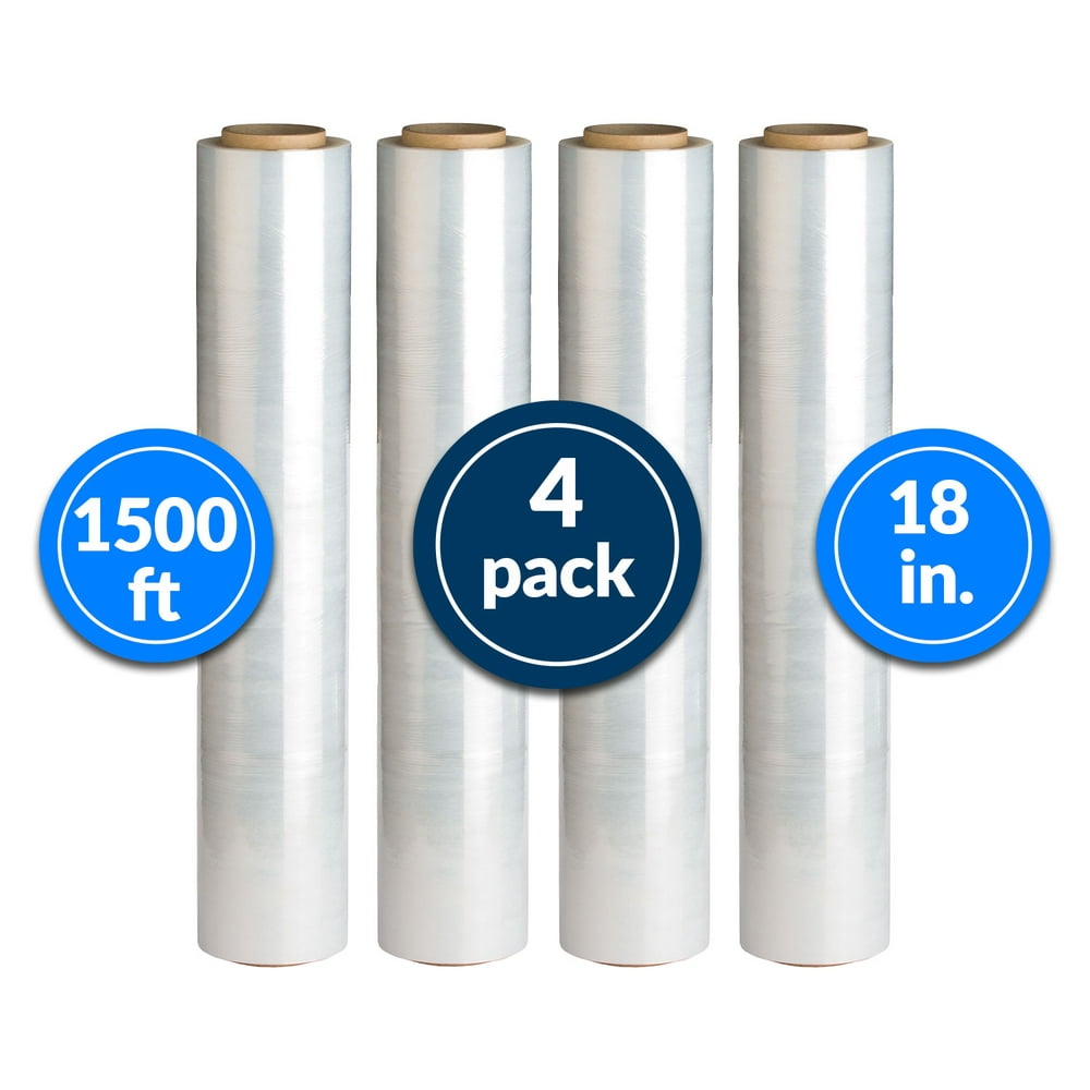 Reli. Strecth Film 17.7"x1500' (4 Rolls) Shrink Wrap/Stretch Plastic