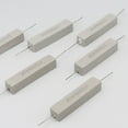 thumbnail image 5 of Cement Resistor,10 PCS 20W 8 Ohm 5% Axial Lead Wire Resistor White Wound Fixed Ceramic Resistors Wirewound Power Flame Heat Moisture Resistance Precharge Horizontal, 5 of 6