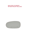thumbnail image 3 of Fits 93-95 Maz RX-7 Right Passenger Side Convex Mirror Glass Lens, 3 of 4