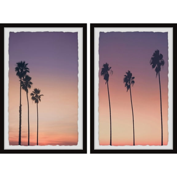 Marmont Hill Dawn and the Palm Trees Diptych