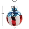 thumbnail image 2 of Current Americana Patriotic Glass Ornaments, Set of 12 Glass Decorations, 2 of 4