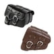 thumbnail image 5 of par de bolsas colgantes triangulares de cuero sintético para motocicleta, impermeables, para colgar en el sillín, para motocicleta eléctrica (negro), 5 of 5