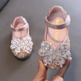 thumbnail image 5 of UAYOTSE Little Girls Mary Jane Dress Shoes Ballerina Flats for Wedding, Party (Toddler/Little Kid/Big Kid),Pink 11, 5 of 5