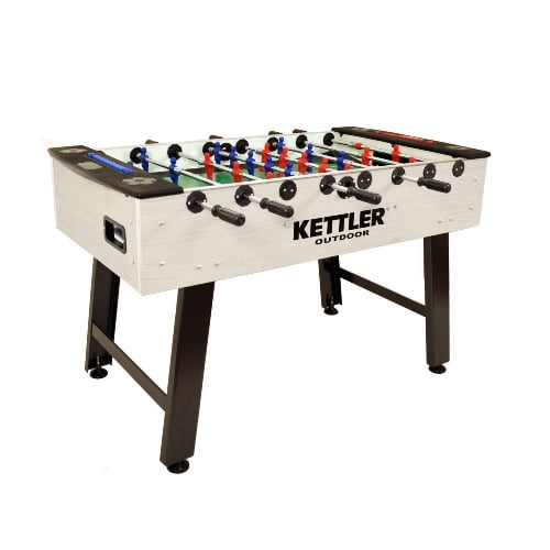 zacht Mier raket Kettler Monte Cristo Outdoor Foosball Table with Safety Telescoping  Handles. Includes 5 Foosballs and 1 Table Cover. - Walmart.com