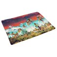 thumbnail image 2 of MKHERT Tropical Island Palm Tree Forest On Sunset Sky Doormat Rug Home Decor Floor Mat Bath Mat 30x18 inch, 2 of 3