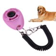thumbnail image 3 of Universal Pet Trainer Dogs Training Clicker Key Chain Pet Training (Rosa), 3 of 9
