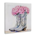 thumbnail image 2 of Stupell Industries Bohemian Floral Shimmering Cowgirl Boot Canvas Art, 17 x 17, by Amanda Greenwood, 2 of 7