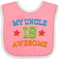 thumbnail image 3 of Inktastic My Uncle is Awesome Boys or Girls Baby Bib, 3 of 4