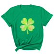 thumbnail image 2 of Meichang T-Shirts Chanceux pour Femmes St Patricks Day Shirts Imprimé Trèfle à Quatre Feuilles Manches Courtes Col Rond Coupe Ample T-Shirts Cadeaux St Patricks Day pour Femmes, 2 of 7