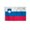 Slovenia 2x3 ft Flag-Nylon, variant on AGAS Slovenia Flag 3x5 ft 200D Nylon Fabric Double Stitched Canvas Header Brass Grommets Fade Resistant & Vivid Colors Can be Hung on Flagpole Outside or Indoors on a Wall