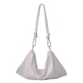thumbnail image 3 of GROFRY Shoulder Bag Rhinestones Solid Color Female Shiny Handmade Underarm Handbag for Party Gathering Wedding Banquet, 3 of 8