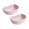 thumbnail image 5 of perfeclan 2x Crate Dog Bowls Water Feeder Dish Easily to Mount Slow Feeding for Wire Cages or Crates for Birds Small Dogs Rabbit Cat Pets Pink, 5 of 9