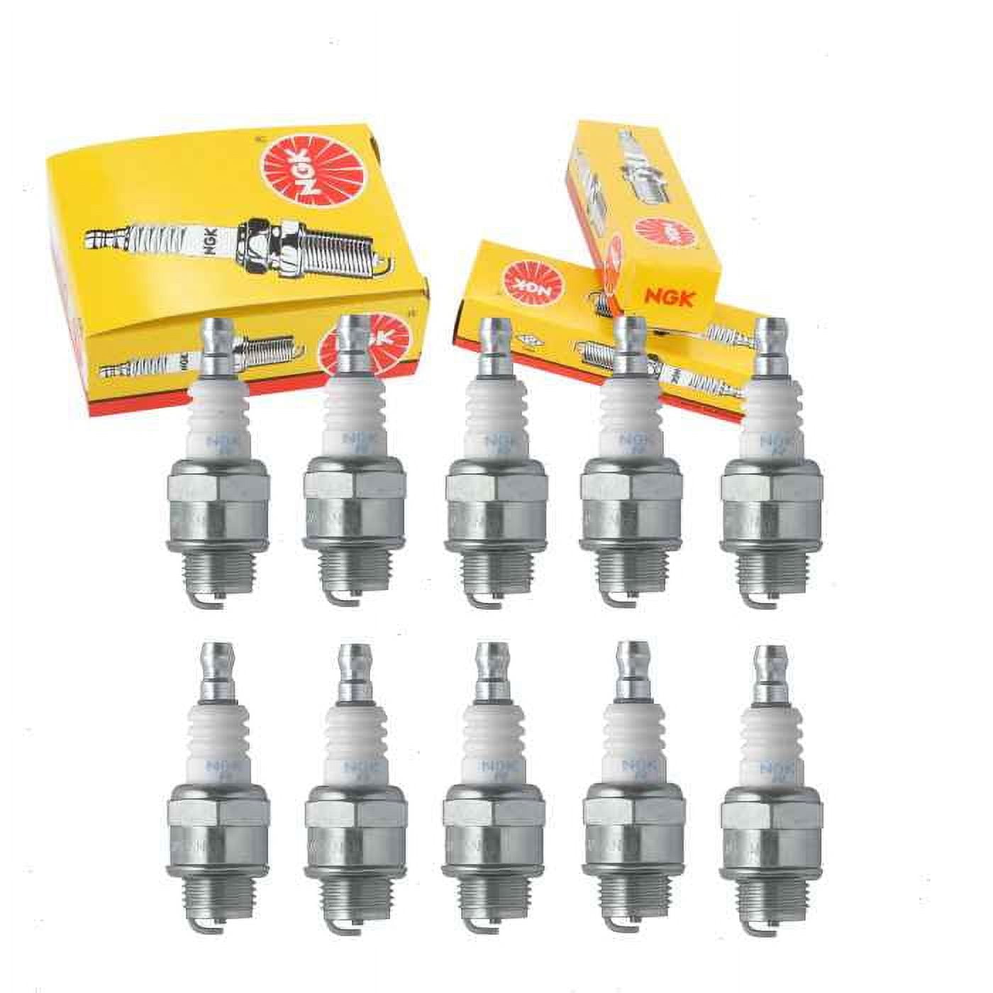 10 pc NGK 5728 Standard Spark Plugs for 065-01403-80 13373-6774-1 182001-04880 258 6019 7804 840 92070-2072 98073-54744 AM101194 E3.14 M143030 RCJ8 W14MR-U WS9EC WSR9E WSR9F XST258DP Ignition Wire