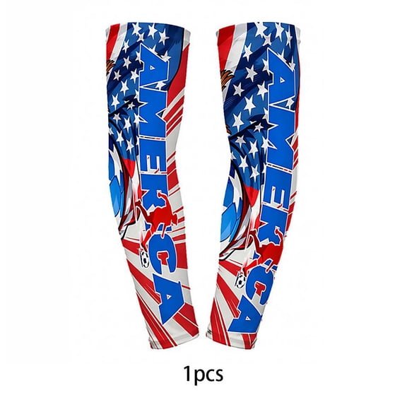 National Flag Arm Sleeve – One-Size-Fits-All Sports & Outdoor Compression Sleeve for Cycling, Running, Hiking