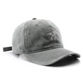 thumbnail image 4 of XIAOCHA Women's Cartoon Embroidered Dad Hat Adjustable Hat Band Daily Outdoor Ball Cap,Grey, 4 of 4