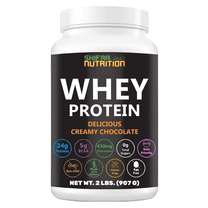 Shifaa Nutrition Delicious Creamy Chocolate Halal Whey Protein Powder – 24g Protein, BCAAs & Glutamine – Gluten-Free, Non-GMO, Keto