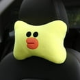thumbnail image 2 of 2Pcs Car Headrest Pillow, Cartoon Car Neck Pillow, Comfortable Soft Car Seat Pillow, Head Rest Cushion, Universal Headrest Pillow for Travelling and Home, 2 of 3