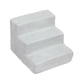 thumbnail image 3 of Escaleras con rampa para perros, escalones para mascotas, estables para sofá, sofá y cama alta, cubierta duradera lavable a máquina, escalera ligera Gris 3 pasos, 3 of 10