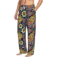 thumbnail image 6 of Salouo Colorful Compasses Print Pajama Pants for Men, Lounge Pants Elastic Waistband Casual Men's sleepwear Loungewear Sleep Pajama Pant -X-Large, 6 of 7