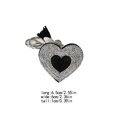 thumbnail image 4 of Keyring Exquisite Tassel Key Valentine's Day Women Accessories Class Material: Due to Multicolored Keyholder DIY Bag Decor Heart Black/White, 4 of 6