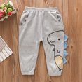 thumbnail image 2 of Odeerbi Toddler Boys Girls Dinosaur Sweatpants Cotton Jogger Pants Child's Baby Printed Long Workout Pants Athletic Pants Cute Full Length Pants Gray, 2 of 4