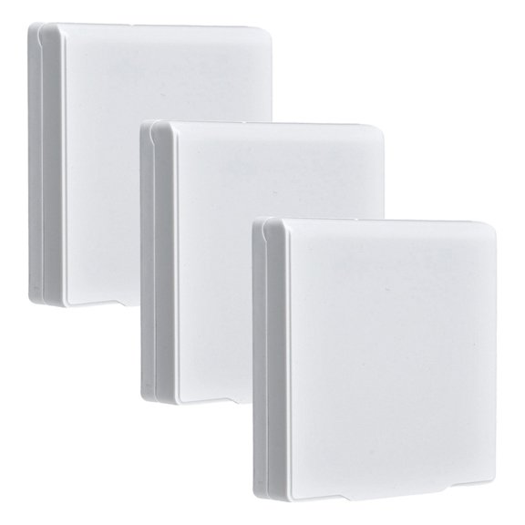 3 piezas de cubierta protectora de interruptor autoadhesivo tipo plástico Protección enfufe pared 86