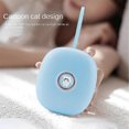 thumbnail image 4 of Digital Vibrating Alarm Clock For Heavy Sleepers Hearing Impaired Deaf Teens, Battery Operated For Travel Or Home Use C, 4 of 5