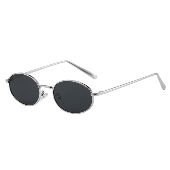 Oval Glasses Small Round Golden Metal Frame Fashionable Narrow Design Suitable For Both Men And Women 90s Style Cycling Eyewear