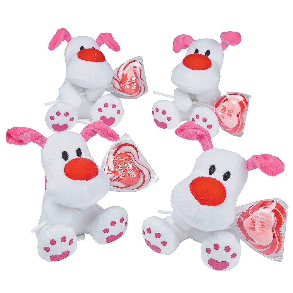 Plush Dog With Sucker - Edibles - 12 Pieces - Walmart.com - Walmart.com