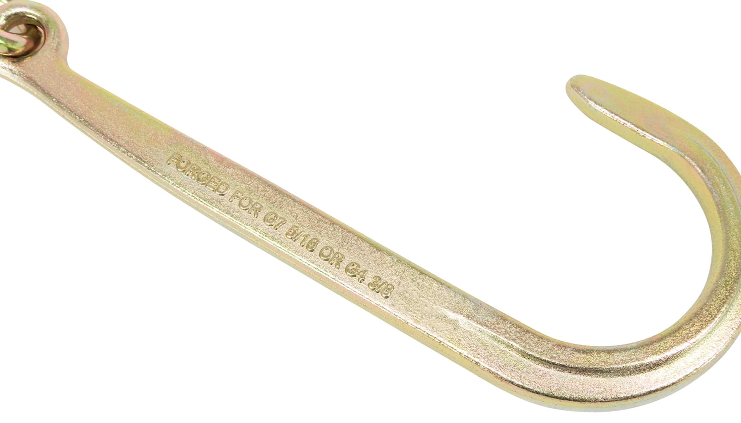 Mytee Products (2 Pack) 15" Inch J Hook Heavy Duty Grade G70 Tow Axle Strap Wrecker Roll Back Clevis 5400#