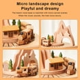 thumbnail image 4 of Music Boxes Wooden Rotating Carousel Portable Plant Musical Box Smooth Sturdy Elegant Switch Pure Sound Home Accessory Type 5, 4 of 7
