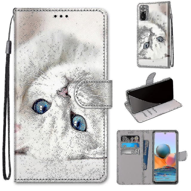 Xiaomi Redmi Note 10 Pro White Cat Mobile Case