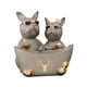 thumbnail image 3 of Cuenco de almacenamiento con forma de estatua de perro, caja de almacenamiento de dulces con forma de animal, novedad decorativa, Marrón, 3 of 9