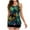 #1 Green, variant on Luxalzxs Tankini Swimsuits for Women Two Piece Plus Size Bathing Suits Swimwear with Tummy Control Boyshorts