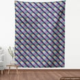 thumbnail image 4 of Ambesonne Tropical Fabric by the Yard Upholstery, Modern Art Protea Flowers, 5 Yards, Sand Brown and Dark Purple, 4 of 5