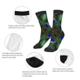thumbnail image 3 of Uemuo Peacock Feathers Printed Kids Boys Socks Seamless Crew Socks Crazy Funny Athletic Sport Socks for Children, 3 of 6