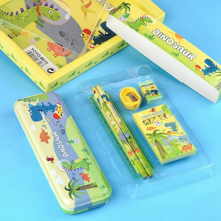 Pencil Pen Book Eraser Stationary Kit for Girls / Birthday Gift  (Multicolor)